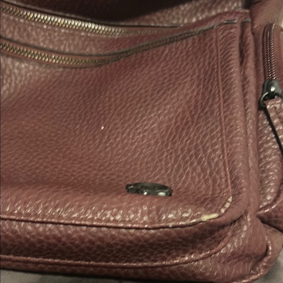 Fiorelli Textured Burgundy Shoulder Bag - Picture 8 of 8
